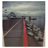 Framed Vancouver Island Fishing Pier Photograph Framed Vancouver Island Fishing Pier Photograph