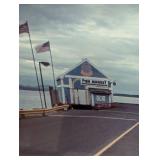 Framed Vancouver Island Fishing Pier Photograph Framed Vancouver Island Fishing Pier Photograph