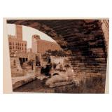 Framed Stone Arch Bridge Photograph by John A. Olson Framed Stone Arch Bridge Photograph by John A. Olson