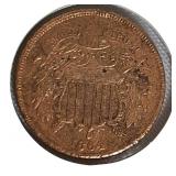 1864 - 2 Cent Coin Civil War Era | Nice Coin! 1864 - 2 Cent Coin Civil War Era | Nice Coin!