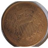 1866 - 2 Cent Coin From Civil War Era | Nice Condition! 1866 - 2 Cent Coin From Civil War Era | Nice Condition!