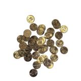 Roll of Uncirculated Kansas D Quarters - No mileage on these ! Roll of Uncirculated Kansas D Quarters - No mileage on these !