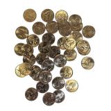 Roll of Uncirculated Montana D  Mint Quarters - Very Nice ! Roll of Uncirculated Montana D  Mint Quarters - Very Nice !