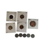 Collection of vintage pennies from 1846 to 1943, totaling 10 pennies! Collection of vintage pennies from 1846 to 1943, totaling 10 pennies!