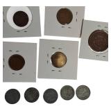 Collection of vintage pennies from 1846 to 1943, totaling 10 pennies! Collection of vintage pennies from 1846 to 1943, totaling 10 pennies!