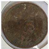 1917 Large 1-Cent Canadian Coin: Rare and in Excellent Condition. 1917 Large 1-Cent Canadian Coin: Rare and in Excellent Condition.