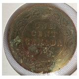 1917 Large 1-Cent Canadian Coin: Rare and in Excellent Condition. 1917 Large 1-Cent Canadian Coin: Rare and in Excellent Condition.
