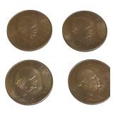 A mix of different coins and stamps, including a special silver German coin from 1874. A mix of different coins and stamps, including a special silver German coin from 1874.
