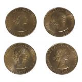 A mix of different coins and stamps, including a special silver German coin from 1874. A mix of different coins and stamps, including a special silver German coin from 1874.