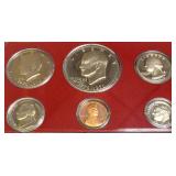 1975 - 6 Coin Set Proof Set (S) is the only year that features coins from two different years. 1975 - 6 Coin Set Proof Set (S) is the only year that features coins from two different years.