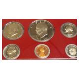 1976 Proof Set "S" with Type 2 Ike Dollar. This is a complete 6-coin set and is in very nice condition. 1976 Proof Set "S" with Type 2 Ike Dollar. This is a complete 6-coin set and is in very nice condition.