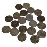 1943 Steel Wheat Pennies - 20 coins total. Nice condition. 1943 Steel Wheat Pennies - 20 coins total. Nice condition.