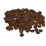 One bag with 200 wheat pennies. The years and mint marks are different. One bag with 200 wheat pennies. The years and mint marks are different.