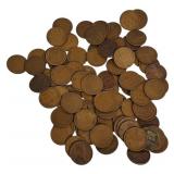 1920-1929: 91 wheat pennies from different mint marks, circulated. A very nice find! 1920-1929: 91 wheat pennies from different mint marks, circulated. A very nice find!