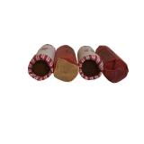 Four rolls of wheat pennies from different years and have various mint markings. There are a total of 200 coins. Four rolls of wheat pennies from different years and have various mint markings. There are a total of 200 coins.
