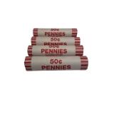Lincoln Wheat Pennies - a variety of years in four rolls - 200 count Lincoln Wheat Pennies - a variety of years in four rolls - 200 count