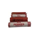 Lincoln Wheat Pennies - a variety of years in four rolls : 200 count Lincoln Wheat Pennies - a variety of years in four rolls : 200 count