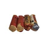 Mixed Wheat Pennies Estate Find - 4 rolls containing a total of 200 pennies from various years. Mixed Wheat Pennies Estate Find - 4 rolls containing a total of 200 pennies from various years.