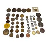 One bag of tokens from all over. Some are for first responders, and there are coins for Minnesota. VERY NICE LOT One bag of tokens from all over. Some are for first responders, and there are coins for Minnesota. VERY NICE LOT