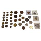 Mix lot of world coins from various countries, including some very old ones! Mix lot of world coins from various countries, including some very old ones!