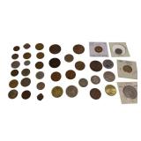 Mix lot of world coins from various countries, including some very old ones! Mix lot of world coins from various countries, including some very old ones!