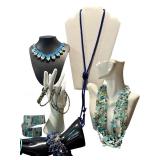 Fashion Jewelry Collection with Shades of Blue Fashion Jewelry Collection with Shades of Blue