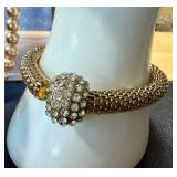 Elegant Collection of Fashion Jewelry with Faux Pearls and Bangles Elegant Collection of Fashion Jewelry with Faux Pearls and Bangles