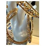 Elegant Collection of Fashion Jewelry with Faux Pearls and Bangles Elegant Collection of Fashion Jewelry with Faux Pearls and Bangles