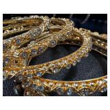 Elegant Collection of Fashion Jewelry with Faux Pearls and Bangles Elegant Collection of Fashion Jewelry with Faux Pearls and Bangles