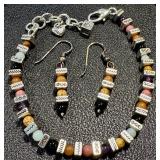Brighton Gemstone Jewelry Set: Necklace, Bracelet, and Earrings Brighton Gemstone Jewelry Set: Necklace, Bracelet, and Earrings