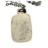 Vintage Swedish Pewter Necklace with Floral Pendant, 18" Vintage Swedish Pewter Necklace with Floral Pendant, 18"