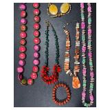 Variety of Colorful Fashion Jewelry Necklaces Variety of Colorful Fashion Jewelry Necklaces