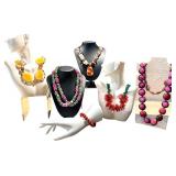 Variety of Colorful Fashion Jewelry Necklaces Variety of Colorful Fashion Jewelry Necklaces
