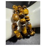 Assorted Fashion Jewelry Collection with Amber Pendant and Beaded Necklaces Assorted Fashion Jewelry Collection with Amber Pendant and Beaded Necklaces