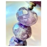 19" Amethyst Gemstone Bead Necklace 19" Amethyst Gemstone Bead Necklace