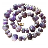 19" Amethyst Gemstone Bead Necklace 19" Amethyst Gemstone Bead Necklace