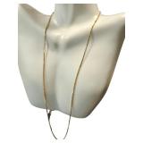 14k Italian Gold Box Chain Necklace, 20 Inches 14k Italian Gold Box Chain Necklace, 20 Inches
