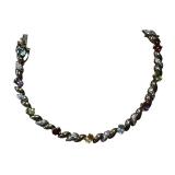 7.5" Sterling Silver Multi-Gemstone Bracelet with Safety Clasp 7.5" Sterling Silver Multi-Gemstone Bracelet with Safety Clasp