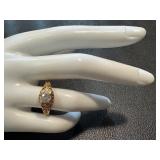 14k Gold Ring with Diamond, Size 6.5 14k Gold Ring with Diamond, Size 6.5
