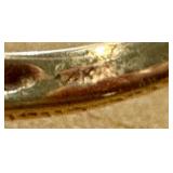 14k Gold Ring with Diamond, Size 6.5 14k Gold Ring with Diamond, Size 6.5