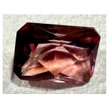 Pair of Emerald Cut Pink Tourmaline Stones, 5.7mm Pair of Emerald Cut Pink Tourmaline Stones, 5.7mm