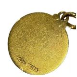 Vintage 18K Gold Madonna Pendant Vintage 18K Gold Madonna Pendant