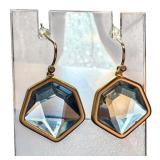 Kendra Scott Hexagon Crystal Earrings with Gold-Tone Finish Kendra Scott Hexagon Crystal Earrings with Gold-Tone Finish