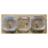 Set of 3 Moissanite Stones with Brilliant Cut Set of 3 Moissanite Stones with Brilliant Cut
