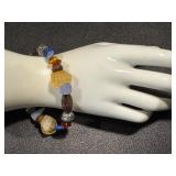 Carolyn Pollack Artisan Gemstone Bracelet with Sterling Clasp Carolyn Pollack Artisan Gemstone Bracelet with Sterling Clasp