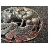Vintage Sterling Silver Floral Brooch Vintage Sterling Silver Floral Brooch