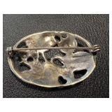 Vintage Sterling Silver Floral Brooch Vintage Sterling Silver Floral Brooch