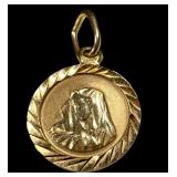Vintage 14K Gold Virgin Mary Pendant Vintage 14K Gold Virgin Mary Pendant