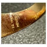 14k Gold Woven Band Ring, Size 8 14k Gold Woven Band Ring, Size 8