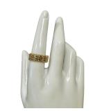 14k Gold Woven Band Ring, Size 8 14k Gold Woven Band Ring, Size 8